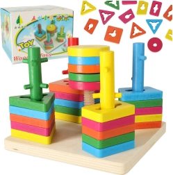 Dřevěná vzdělávací hračka sorter
