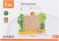Dřevěná logická hra Zeď pro děti