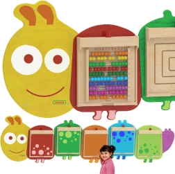 Systém pro montáž 5 nástěnných vzdělávacích tabulí Masterkidz Flex - Housenka