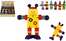 Dřevěný robot 12 cm