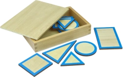 Moyo Montessori základny pro geometrická tělesa s krabičkou
