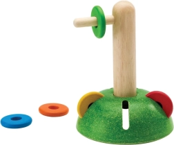 PlanToys horizontální navlékání kroužků