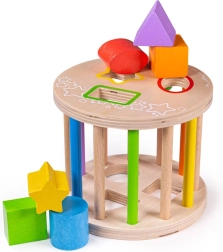 Dřevěný válec s tvary BIGJIGS BABY