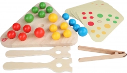 Dřevěná vzdělávací hra Magický trojúhelník 2v1 LUCY & LEO