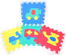 Měkké puzzle bloky Dopravní prostředky
