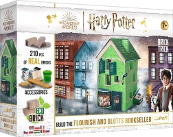 Stavebnice BRICK TRICK HARRY POTTER – Knihkupectví Krucánky a Kaňoury, 210 dílků