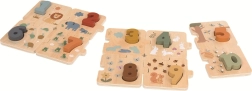 Dřevěné počítací puzzle se zvířátky 2Kids Toys