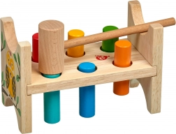 Dřevěná zatloukačka Lesní sova Lucy & Leo