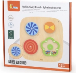 VIGA dřevěný nástěnný manipulační panel Montessori