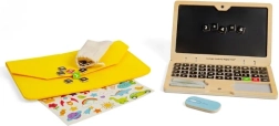 Dřevěný magnetický notebook pro děti