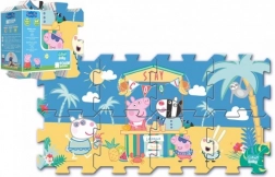 Pěnové puzzle PRASÁTKO PEPPA – letní prázdniny