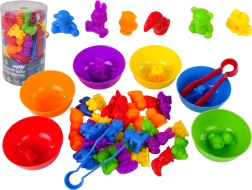 Montessori vzdělávací hra Nauč se počítat – Zoo zvířátka