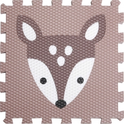 Minideckfloor koloušek – hnědý s tmavě hnědým kolouškem