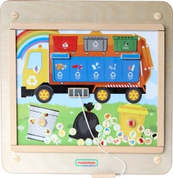Masterkidz Montessori vzdělávací tabule na třídění odpadu