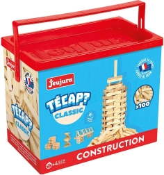 Jeujura stavebnice z masivního dřeva 100 dílů