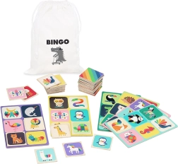 Dřevěné bingo Duhová zvířata od Vilac