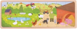 Dřevěné puzzle Na farmě od Bigjigs Toys