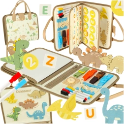Montessori smyslový kufřík s dinosaury