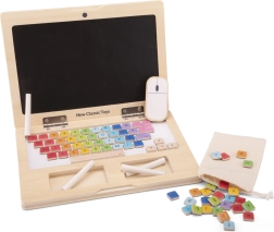 Dřevěný notebook New Classic Toys
