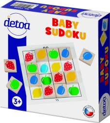 Dětské sudoku z dřevěných dílků