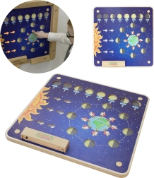 Vzdělávací tabule Měsíční fáze Montessori