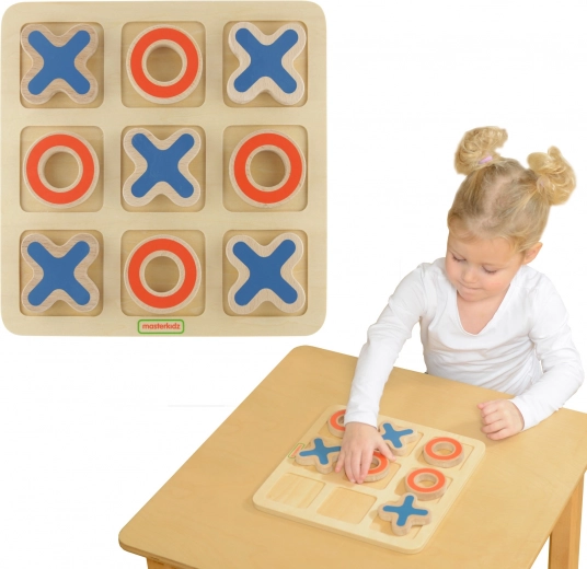 Dřevěné piškvorky pro děti MASTERKIDZ