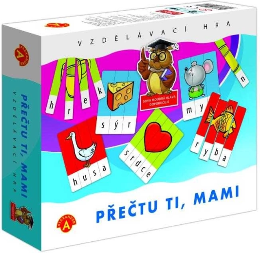 Alexander Přečtu ti, mami – vzdělávací hra pro trénink čtení
