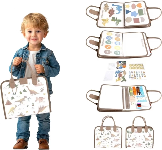 2Kids Toys senzorická busy kniha Dinosauři