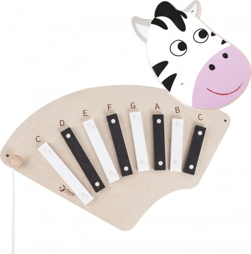 Nástěnná hudební tabule zebra CLASSIC WORLD