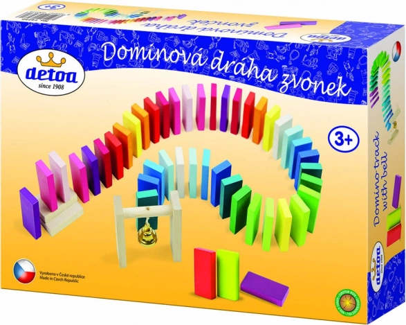 Detoa dominová dráha se zvonkem