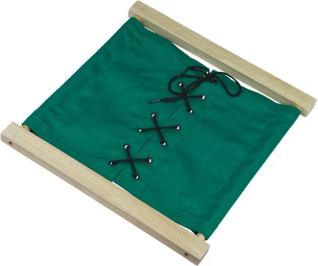 Montessori zapínací rám s tkaničkou