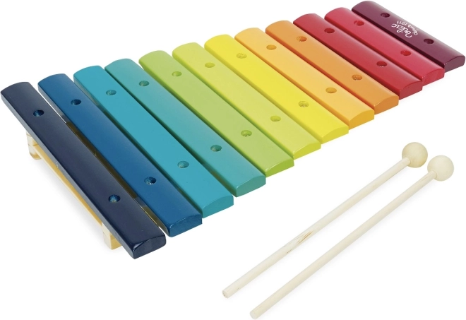 Dřevěný xylofon Rainbow VILAC