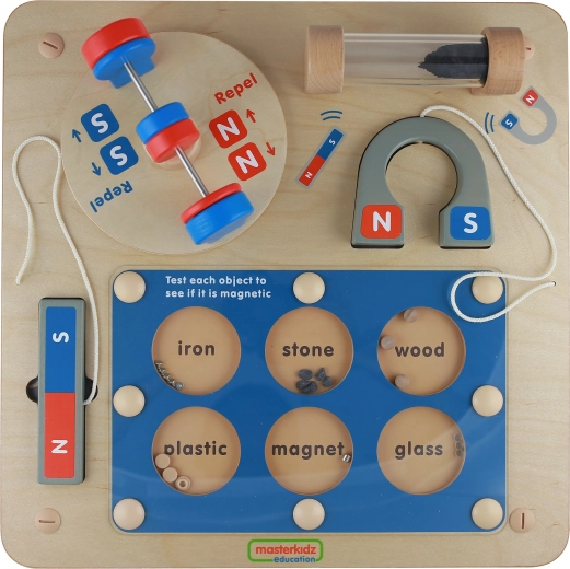 Naučná nástěnná magnetická tabule MASTERKIDZ – Montessori panel