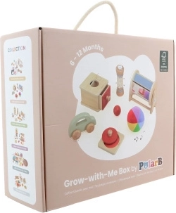 Sada montessori hraček POLARB pro miminka 6–12 měsíců