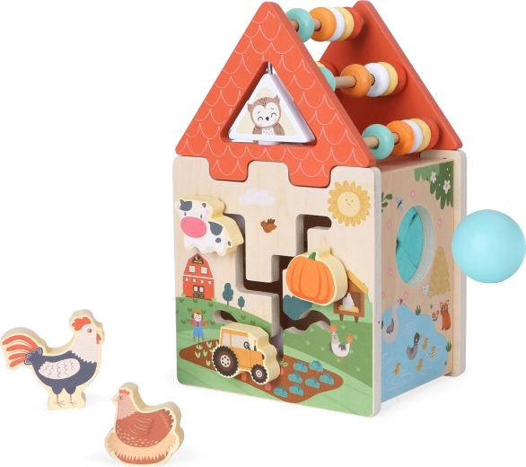 Motorická kostka Farma 2 v 1 od 2Kids Toys