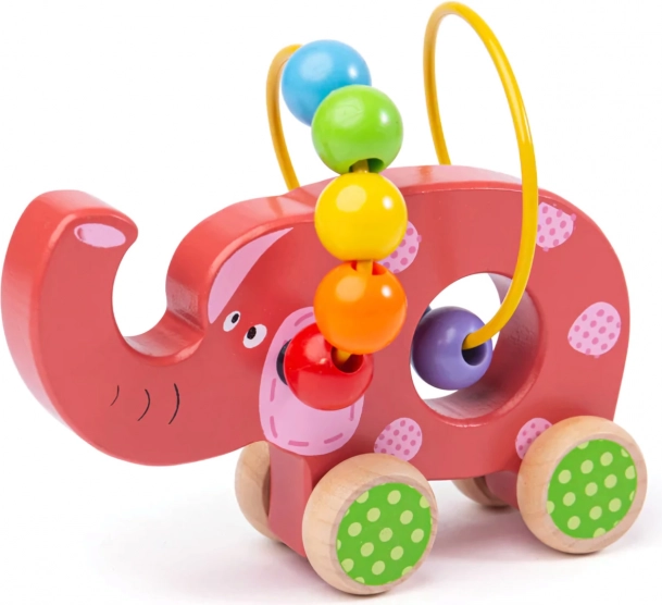 Dřevěný Motorický Labyrint Slon od Bigjigs