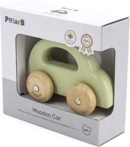 Viga polarb dřevěné tlačné autíčko zelené