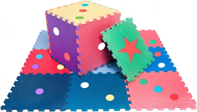 multifunkční pěnové puzzle podložka a ohrádka pro děti