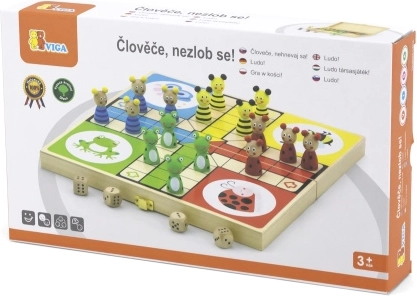 Dřevěná desková hra Člověče, nezlob se Viga