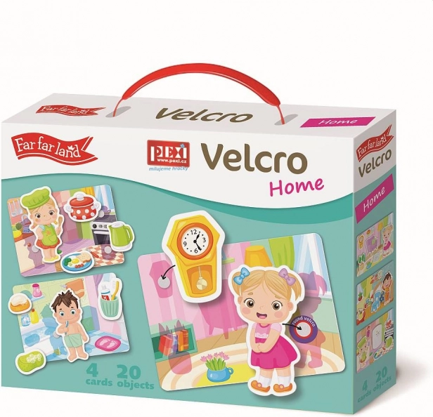 Velcro skládačky Domov