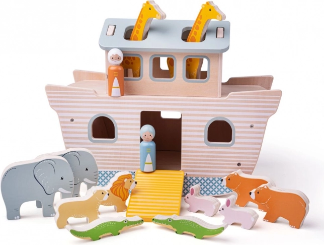 Dřevěná hračka Noemova Archa od Bigjigs Toys