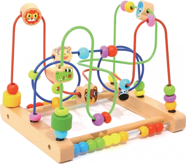2kids toys dřevěný labyrint se zvířátky