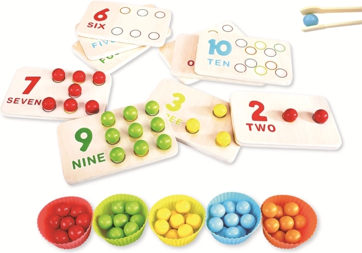 Montessori sada na počítání pro děti 97 dílů 2Kids Toys