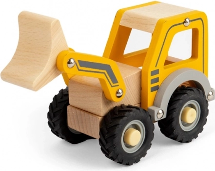 Dřevěný Bagr pro Děti Bigjigs Toys