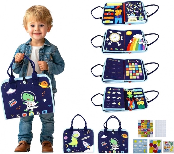 Senzorická busy kniha vesmír 2Kids Toys