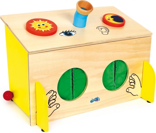 Dřevěný smyslový box Small Foot