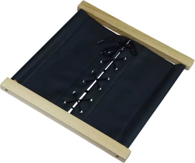Zapínací rám – zavazování tkaniček (montessori)