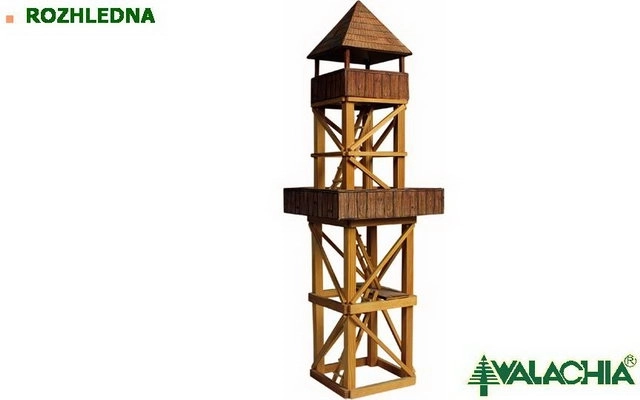 Dřevěná slepovací stavebnice Rozhledna od Walachia