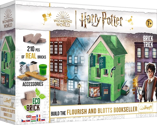 Stavebnice BRICK TRICK HARRY POTTER – Knihkupectví Krucánky a Kaňoury, 210 dílků