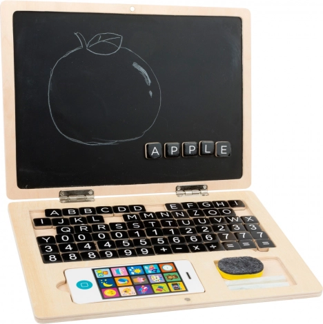 Dřevěný notebook pro děti Small Foot